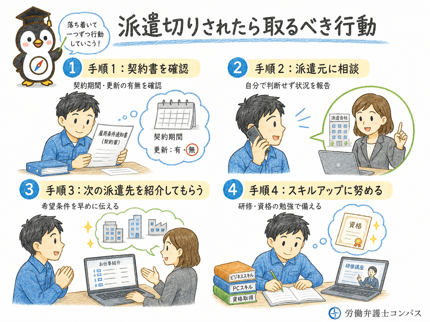 １章　派遣先から派遣切りされたら｜派遣契約解除への対処法
